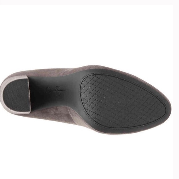 Jessica Simpson Belemo Block Heel gray shoes Sz 8.5M - Picture 2 of 10